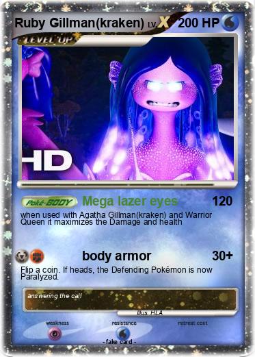 Pokemon Ruby Gillman(kraken)
