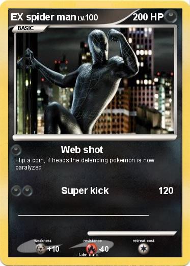 Pokemon EX spider man