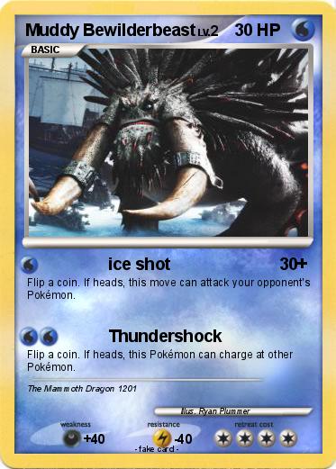 Pokemon Muddy Bewilderbeast