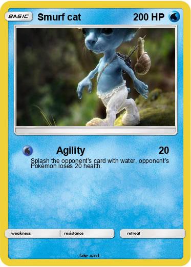 Pokemon Smurf cat