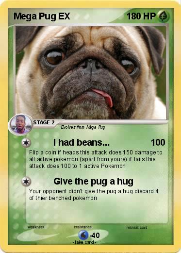 Pokemon Mega Pug EX