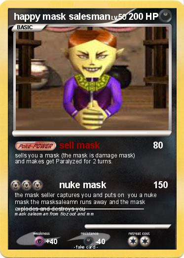Pokemon happy mask salesman