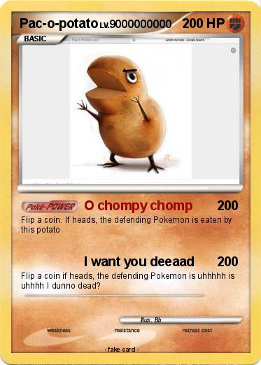 Pokemon Pac-o-potato