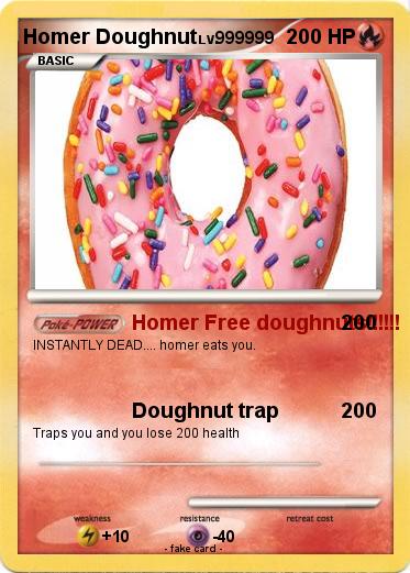Pokemon Homer Doughnut