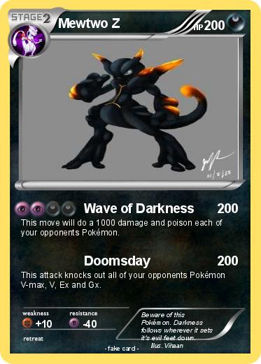 Pokemon Mewtwo Z