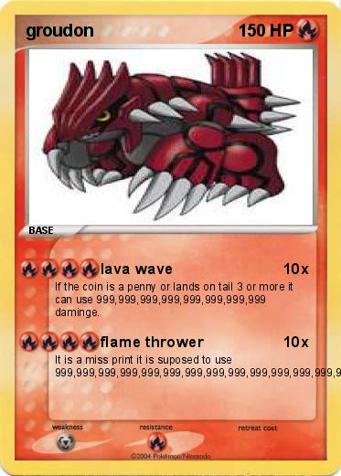 Pokemon groudon