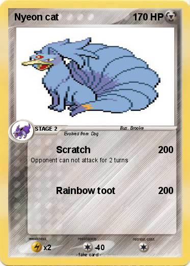 Pokemon Nyeon cat