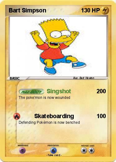 Pokemon Bart Simpson