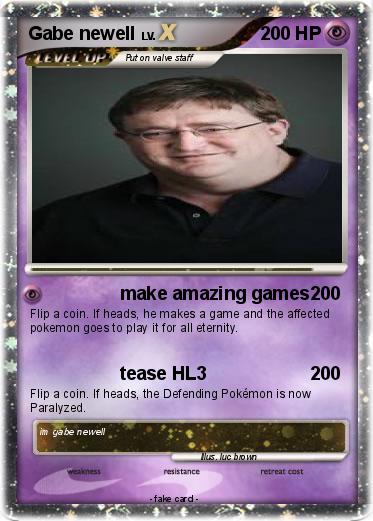 Pokemon Gabe newell