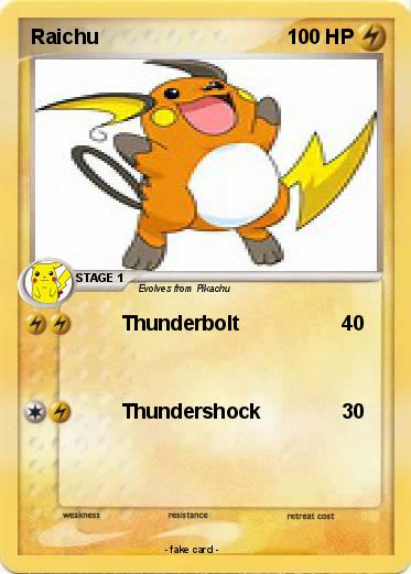 Pokemon Raichu