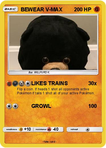 Pokemon BEWEAR V-MAX