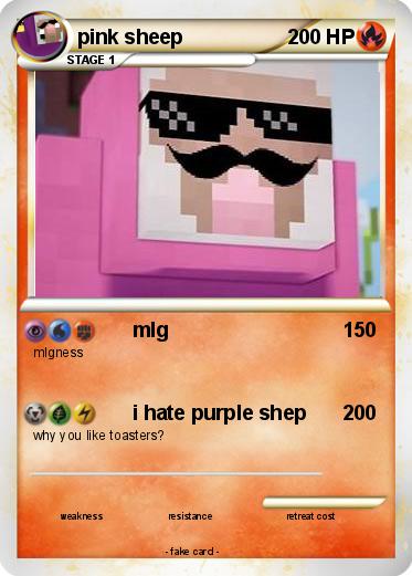 Pokemon pink sheep