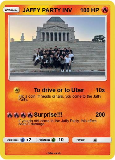 Pokemon JAFFY PARTY INV