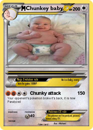 Pokemon Chunkey baby
