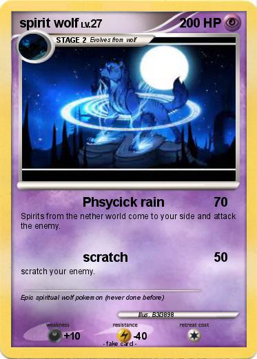 Pokemon spirit wolf