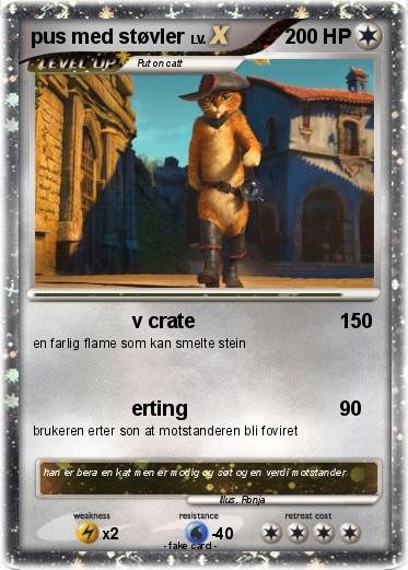 Pokemon pus med støvler