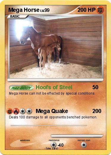 Pokemon Mega Horse