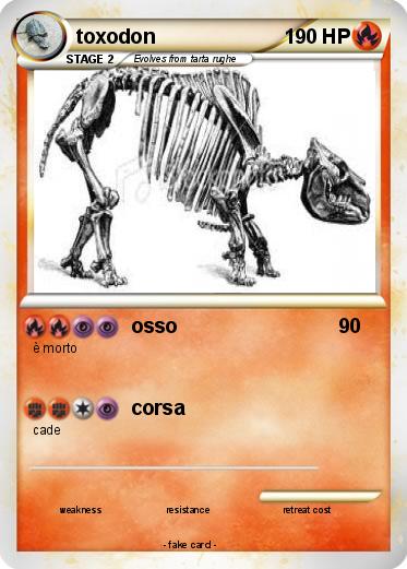 Pokemon toxodon
