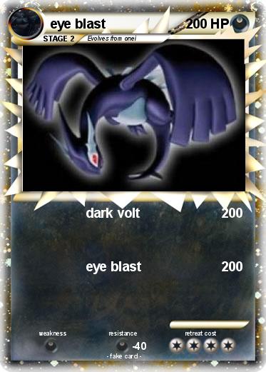 Pokemon eye blast