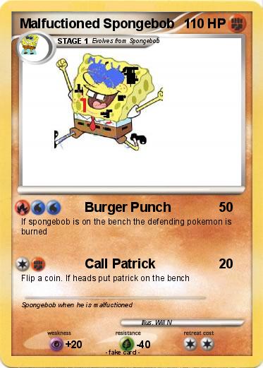 Pokemon Malfuctioned Spongebob