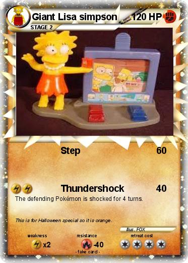 Pokemon Giant Lisa simpson