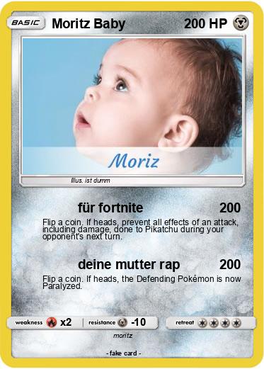 Pokemon Moritz Baby