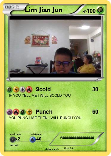 Pokemon Lim Jian Jun