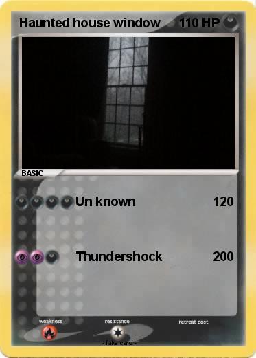 Pokemon Haunted house window