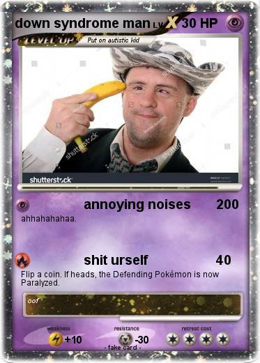 Pokemon down syndrome man