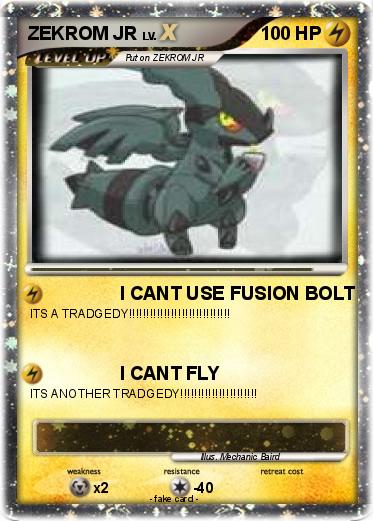Pokemon ZEKROM JR