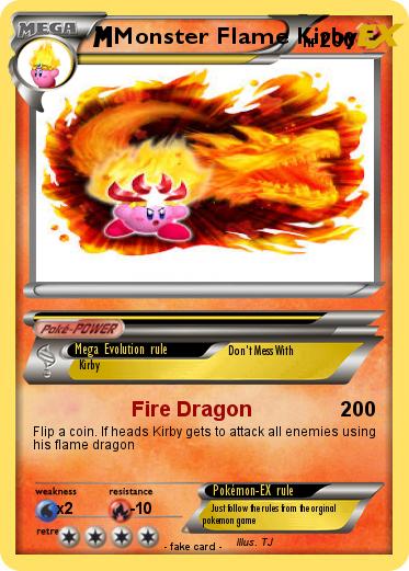 Pokemon Monster Flame Kirby