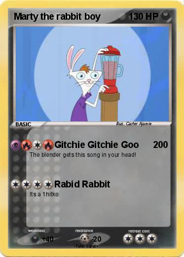 Pokemon Marty the rabbit boy