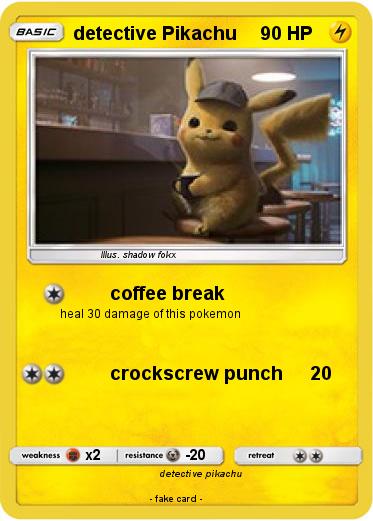 Pokemon detective Pikachu