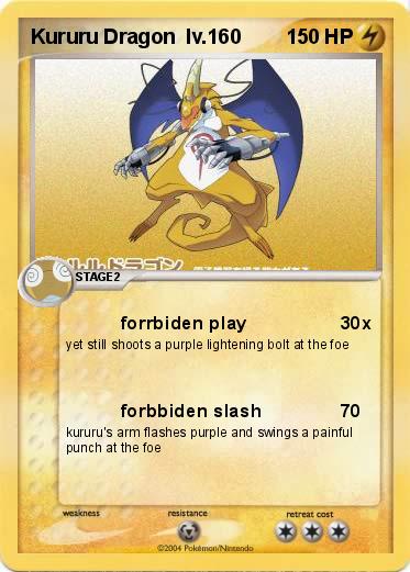 Pokemon Kururu Dragon  lv.160
