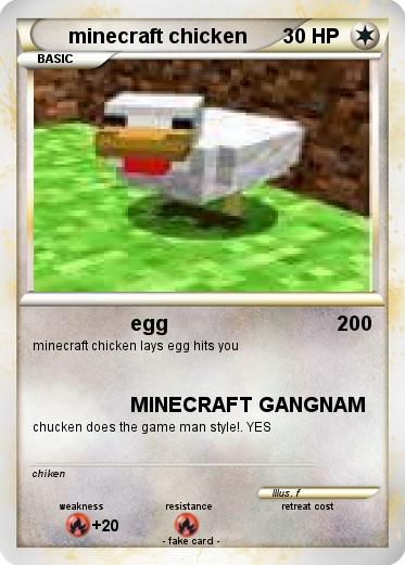 Pokemon minecraft chicken