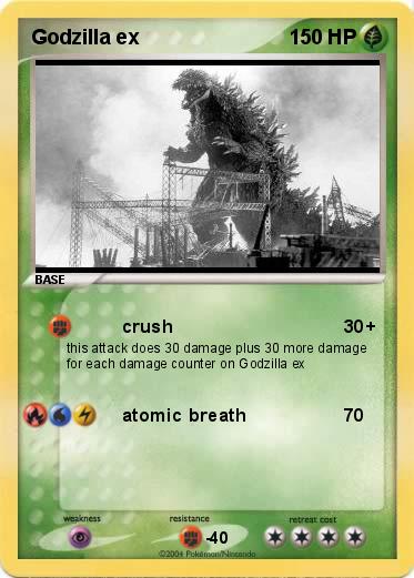 Pokemon Godzilla ex