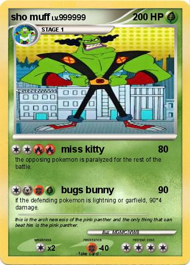 Pokemon sho muff