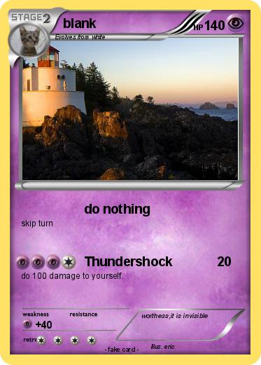 Pokemon blank