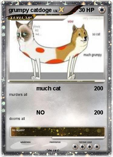 Pokemon grumpy catdoge