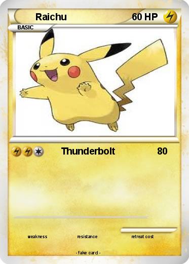 Pokemon Raichu