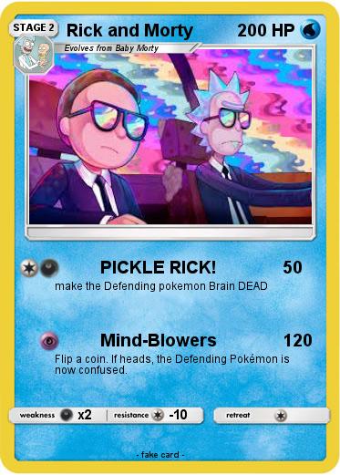 Pokemon Rick and Morty