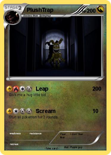 Pokemon PlushTrap
