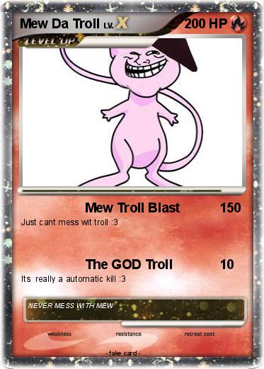 Pokemon Mew Da Troll