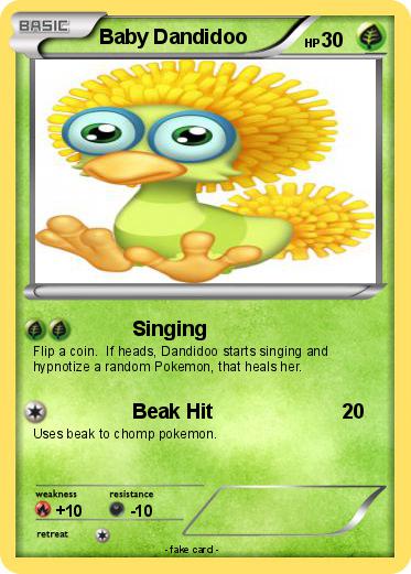Pokemon Baby Dandidoo
