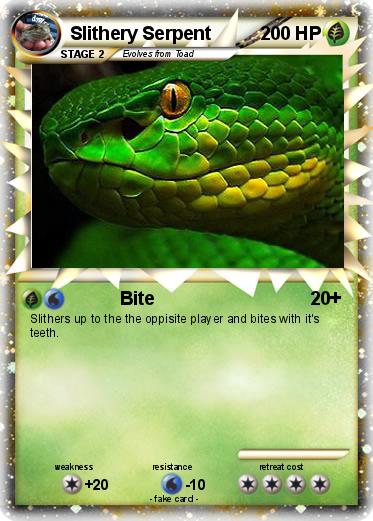 Pokemon Slithery Serpent
