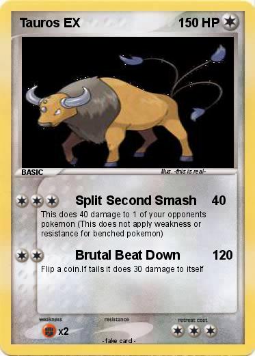 Pokemon Tauros EX