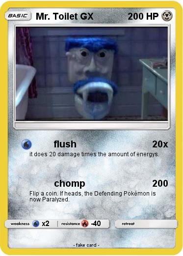Pokemon Mr. Toilet GX