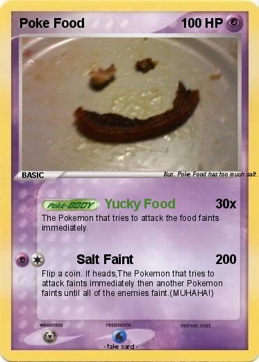 Pokemon Poke Food