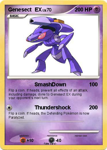Pokemon Genesect  EX