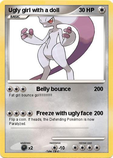 Pokemon Ugly girl with a doll